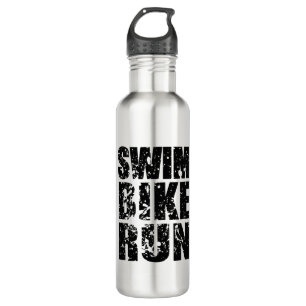 Triathlon cool logo for all sport lovers 710 ml water bottle