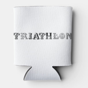 Triathlon cool logo for all sport lovers can cooler