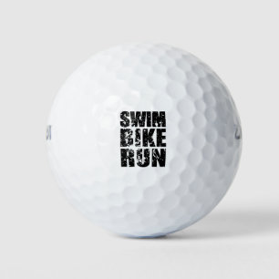 Triathlon cool logo for all sport lovers golf balls
