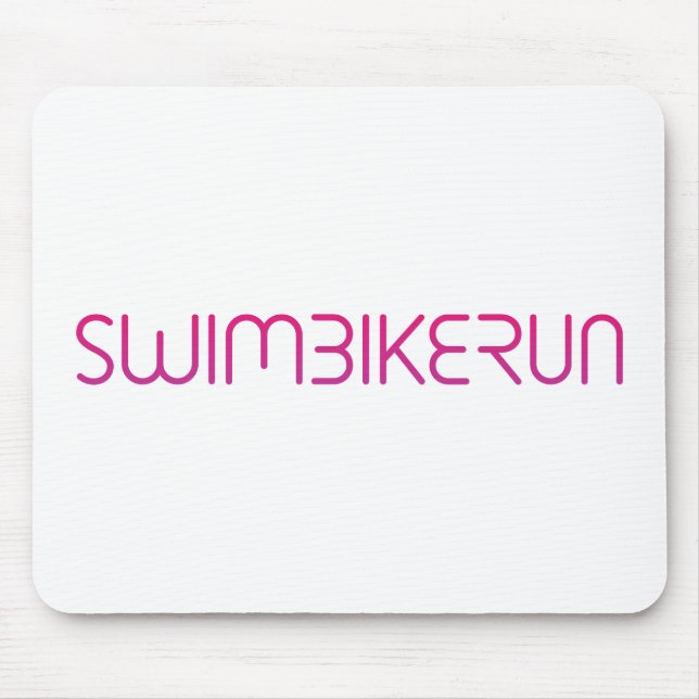 Triathlon cool logo for all sport lovers mouse pad (Front)