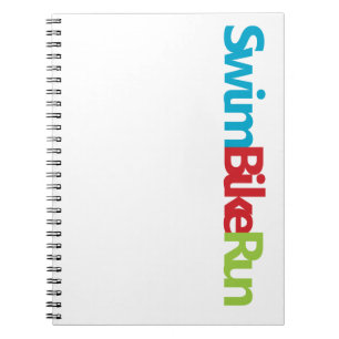 Triathlon cool logo for all sport lovers notebook