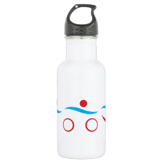 Triathlon cool logo illustration 532 ml water bottle