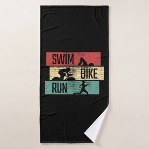 Triathlon - Course à vélo de natation