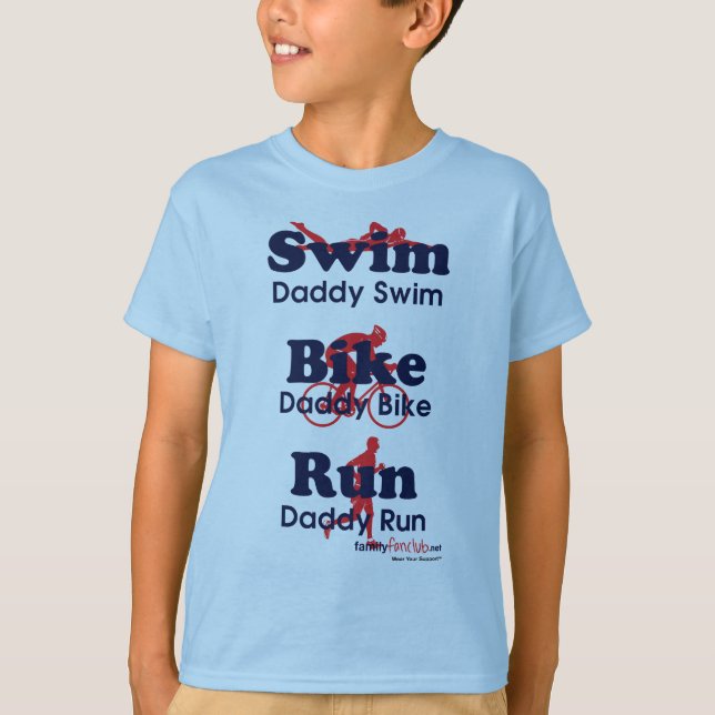 Triathlon Daddy T-Shirt (Front)