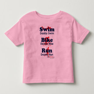 Triathlon Daddy Toddler T-shirt