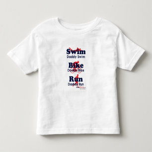 Triathlon Daddy Toddler T-shirt