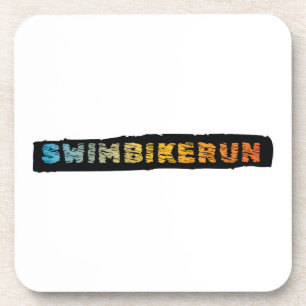 Triathlon design coaster