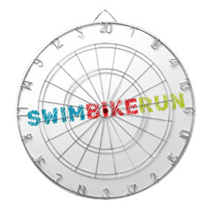 Triathlon design dartboard