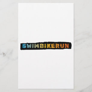 Triathlon design stationery