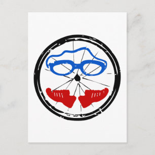 Triathlon Freak logo Postcard
