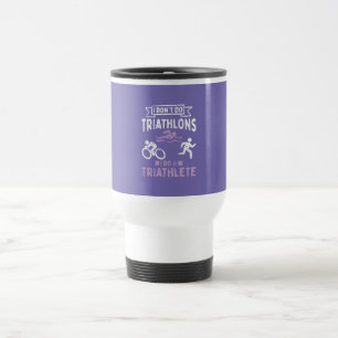 Triathlon Funny Travel Mug