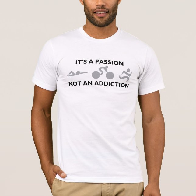 Triathlon - It's a passion T-Shirt (Front)