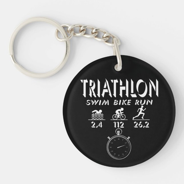 Triathlon Keychain (Front)