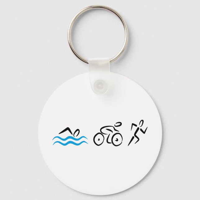 Triathlon Keychain (Front)