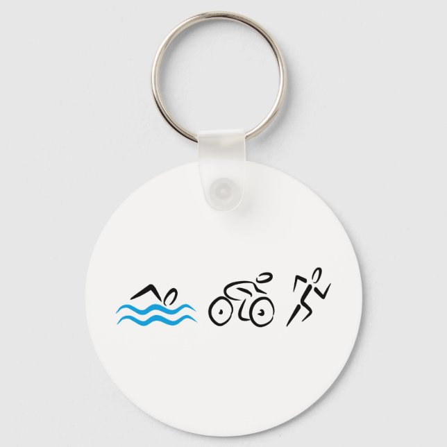 Triathlon Keychain (Front)