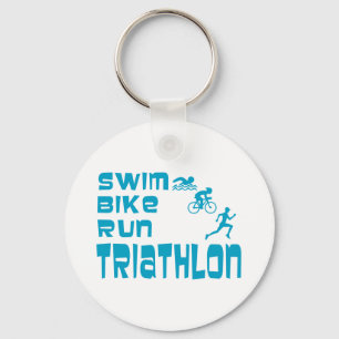 Triathlon Keychain