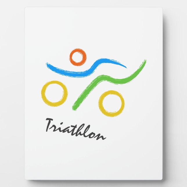 Triathlon logo plaque (Front)