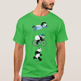 Triathlon Panda Blue Classic TShirt