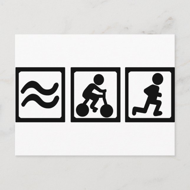 Triathlon Postcard (Front)