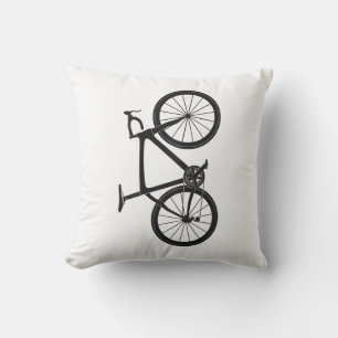 Triathlon Road Bike T Shirt Bicycle Rider Gift Cyc Throw Pillow