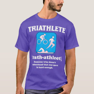 Triathlon Sports for a Swimmer Cyclist amp Runner T-Shirt