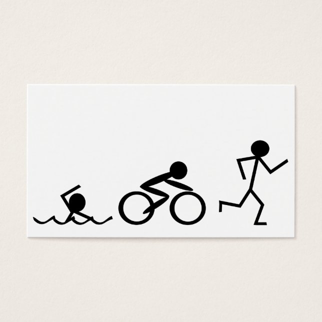 Triathlon Stick Figures (Front)