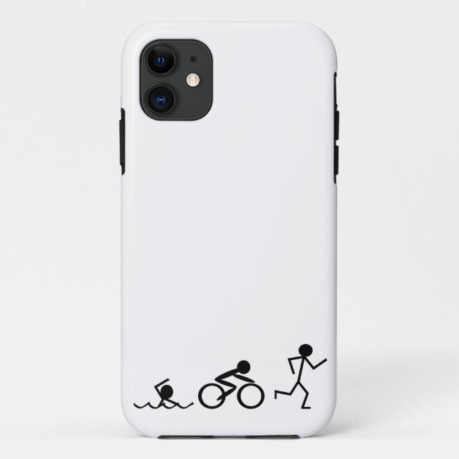 Triathlon Stick Figures Case-Mate iPhone Case (Back)