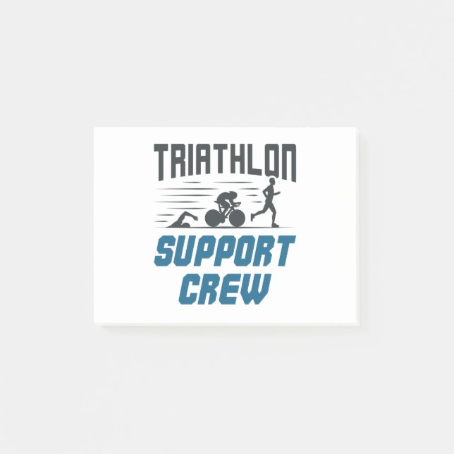 Triathlon Support Crew Post-it Notes (Front)