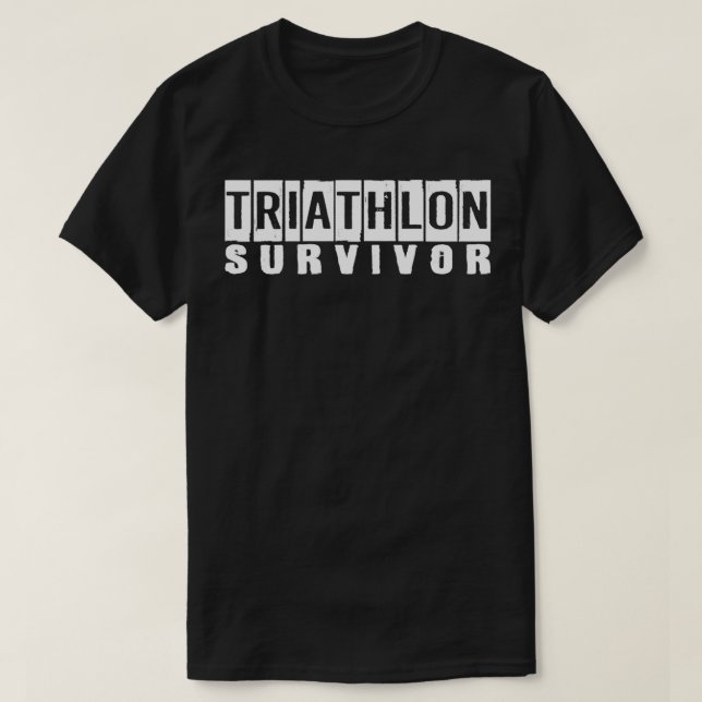 Triathlon Survivor 1 T-Shirt (Design Front)