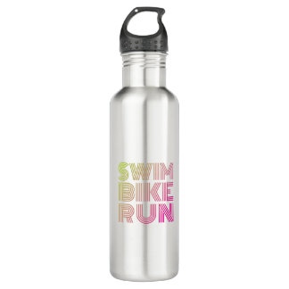 Triathlon swim bike run 710 ml water bottle