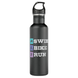 Triathlon Swim Bike Run 710 Ml Water Bottle