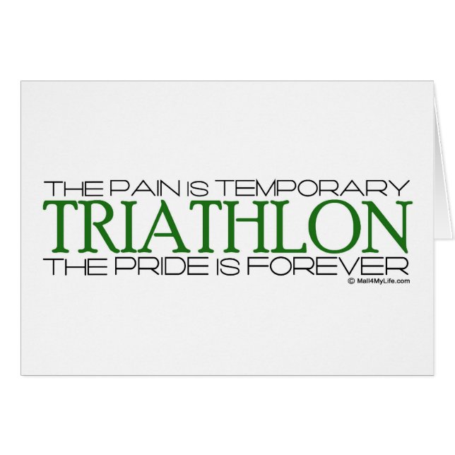 Triathlon – The Pride is Forever (Front Horizontal)