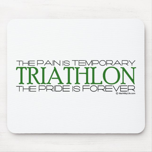 Triathlon – The Pride is Forever Mouse Pad (Front)