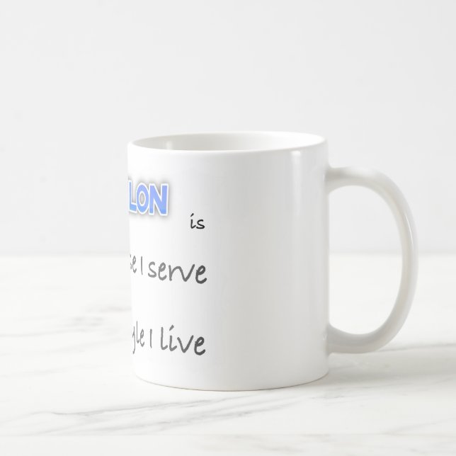 TRIATHLON - The purpose I serve Coffee Mug (Right)