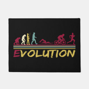 Triathlon Training Racing Funny Men Coach Gift Doormat