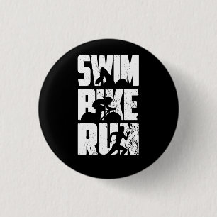 Triathlon Triathlet 1 Inch Round Button