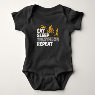 Triathlon Triathlet Hobby Athlete Gift Baby Bodysuit