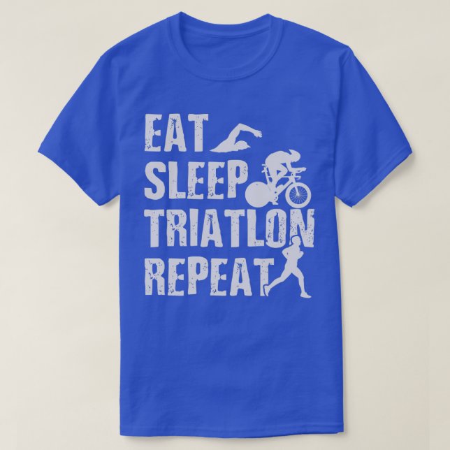 Triathlon Triathlete Athlete Spor T-Shirt (Design Front)