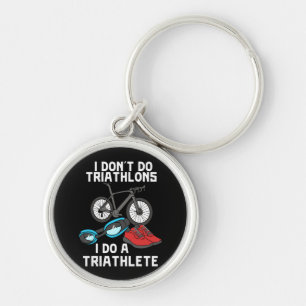 Triathlon Triathlete Keychain
