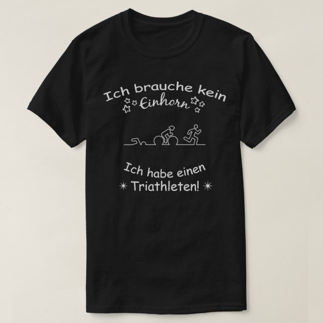Triathlon Triathlete Shirt (Design Front)