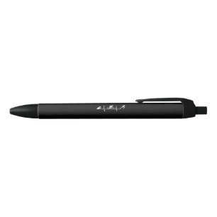 Triathlon - Triathlon Heartbeat Black Ink Pen