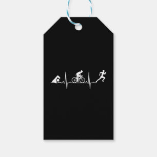 Triathlon - Triathlon Heartbeat Gift Tags