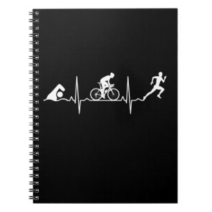 Triathlon - Triathlon Heartbeat Notebook