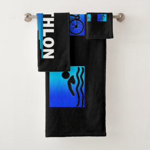 Triathlon Triumph: Navigating the Swim, Bike, Run Bath Towel Set