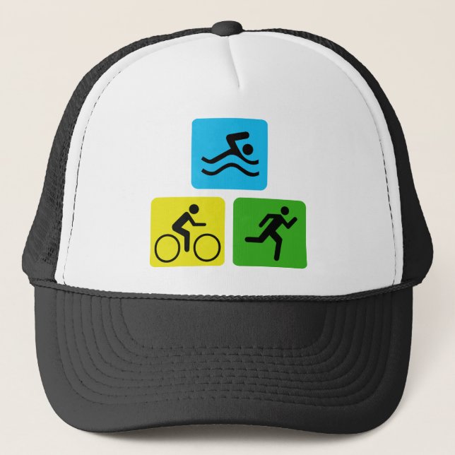 Triathlon Trucker Hat (Front)