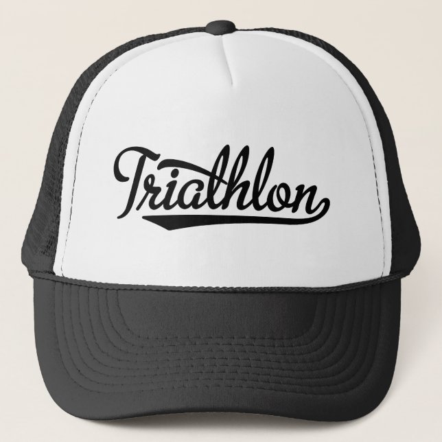 triathlon trucker hat (Front)