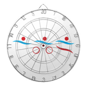 Triathlon unique gift dartboard