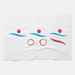 Triathlon unique gift kitchen towel