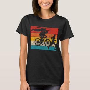 Triathlon Vintage Retro Swim Bike Run Sport Suit T T-Shirt