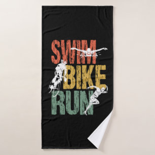 Triathlon Vintage Swim Bike Run